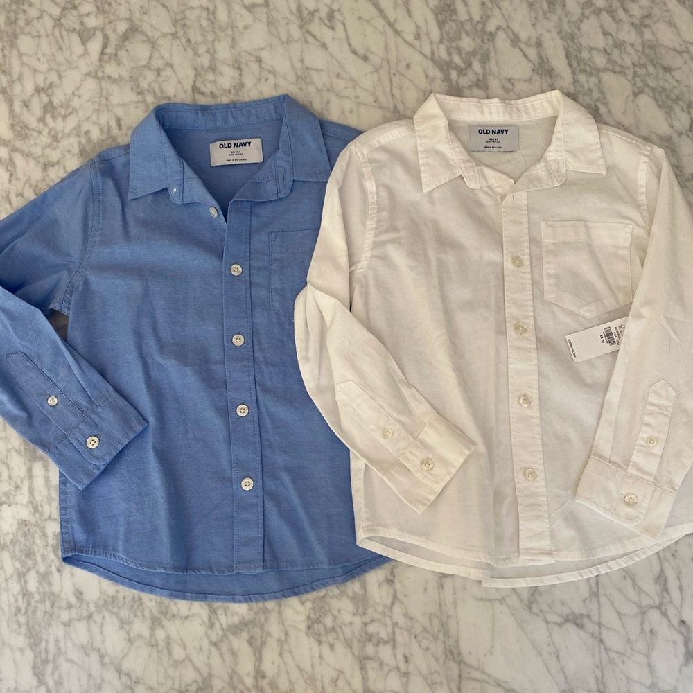 NWT 2 Old Navy Oxford Button Down Shirts